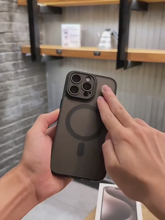 Magnetic Luxury Matte Armored Shockproof Case